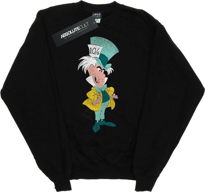 Produktbild Disney Jungen Alice im Wunderland Klassisches Sweatshirt des Hutmachers (140, 146)