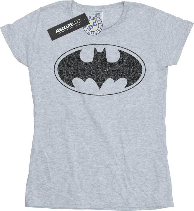 Actual product image Womens/Ladies Batman One Colour Logo Cotton T-Shirt (XL)