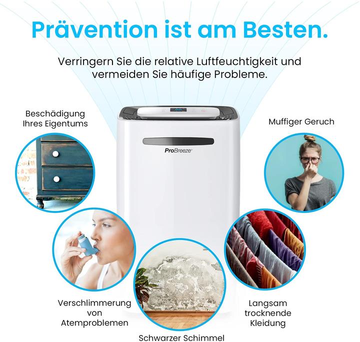 Immagine prodotto Breeze sfiatatoi disidratanti (30 m², 20 l/24h)