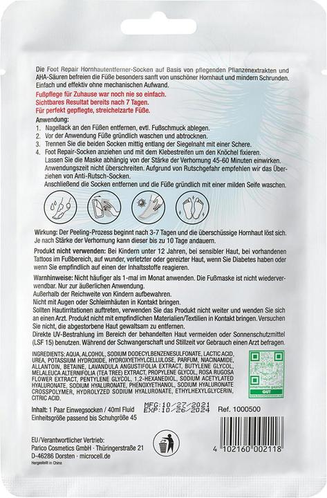 Image du produit Micro Cell Foot Repair Chaussettes Anti-Callosités (Masque de pied)