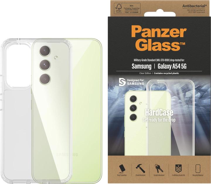 Produktbild PanzerGlass HardCase Samsung A54 5G A546 Antibacterial Military grade clear 0445 (Samsung Galaxy A54 5G)