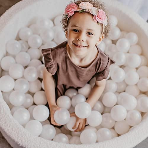 Image du produit Activity Board Soft Foam Round 90 x 30 cm Ball Bath with 200 pcs Balls for Babies & Toddlers - Parc pour bébé