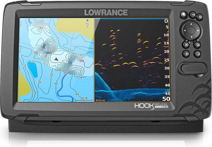 Productafbeelding Lowrance Haak Reveal 9 Fishfinder, Kaartplotter