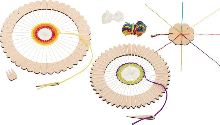 Immagine prodotto Goki Set di artigianato Telaio rotondo per tessere e fiore per annodare