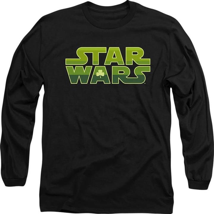 Actual product image Star Wars Unisex Adult Logo St Patricks Day T-Shirt (S)