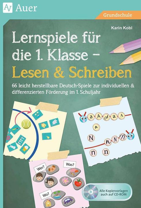 Produktbild Lernspiele für die 1. Klasse - Lesen & Schreiben (Deutsch, Karin Kobl, 2023)