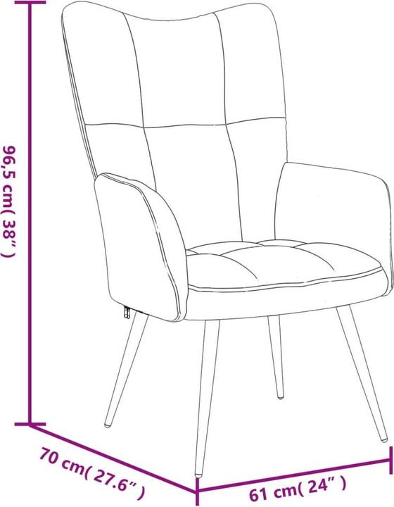 Actual product image VidaXL Relaxstuhl