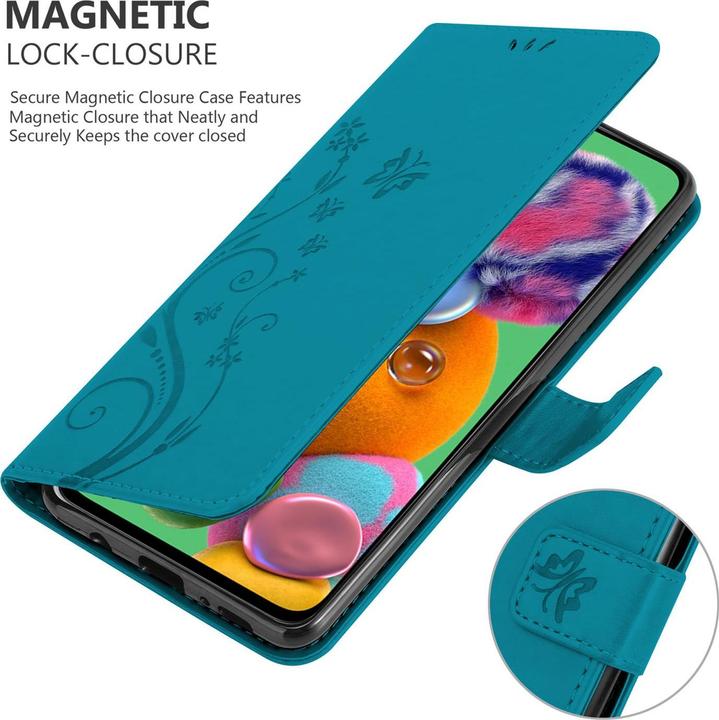 Produktbild Cadorabo Flower Book Cover (Samsung Galaxy A90 5G)