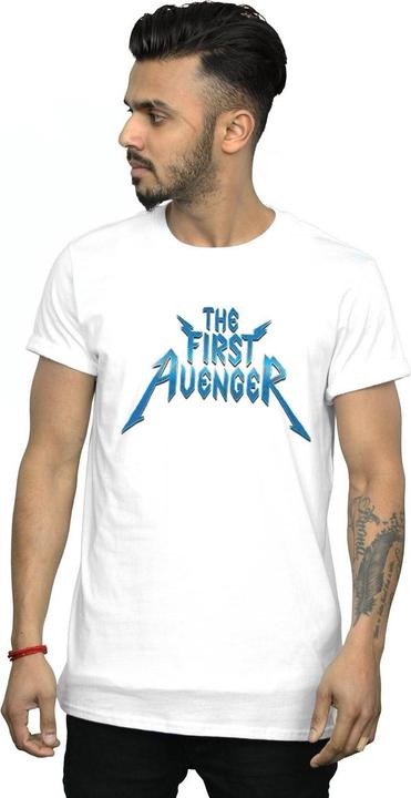 Produktbild The First Avenger Metal Logo TShirt (XL)