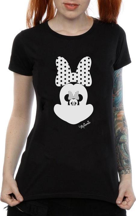 Actual product image Disney Womens/Ladies Minnie Mouse Mirror Illusion Cotton T-Shirt (S)