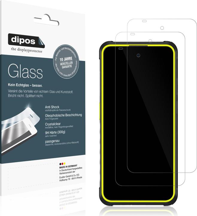 Produktbild Dipos Anti-Shock Displayschutz 9H (1 Stück, Ulefone Armor X)