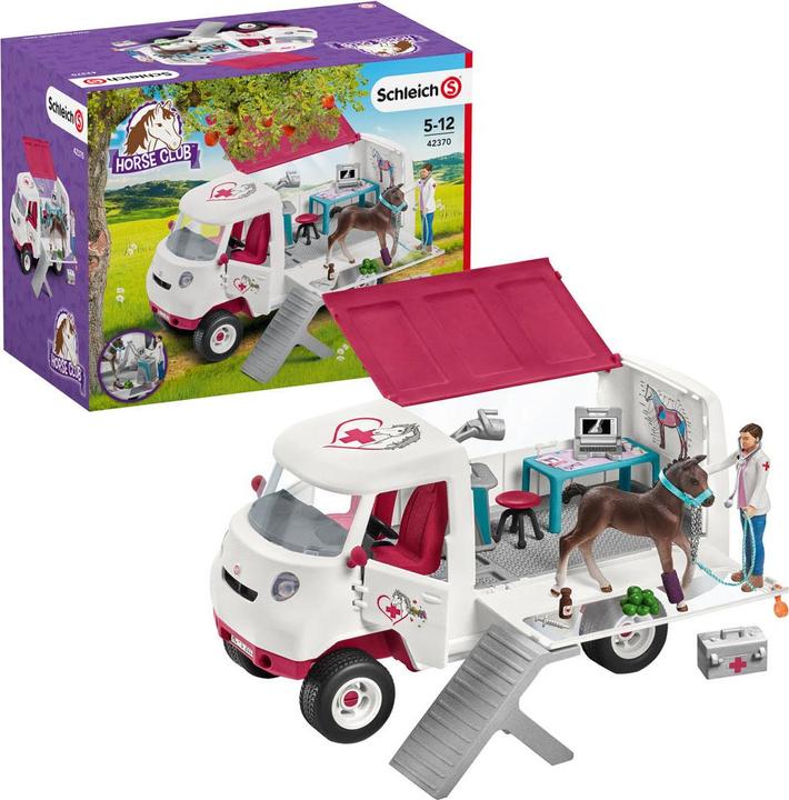 Actual product image Schleich Mobile veterinarian with Hanoverian foal