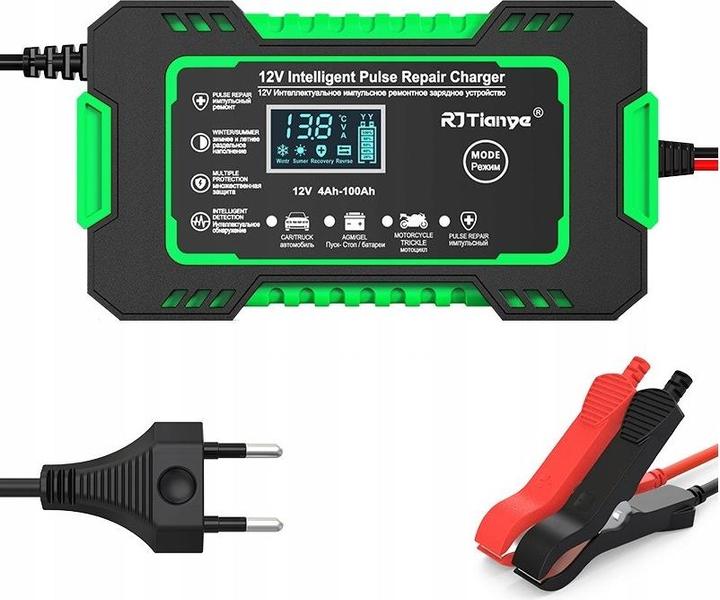 Produktbild RJ Tianye Prostownik akumulatorowy RJ-C 120501A 12V 6A (12V, 6 A)