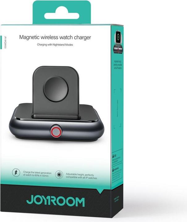 Actual product image Joyroom JR-WQW03 wireless charger for Apple Watch smartwatches - black