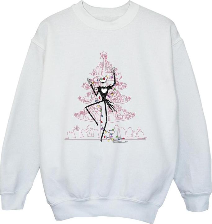 Produktbild Disney The Nightmare Before Christmas Tree Pink Sweatshirt Jungen (140, 146)