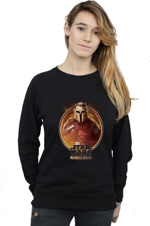 Actual product image Star Wars Womens/Ladies The Mandalorian The Armorer Framed Sweatshirt (XXL)