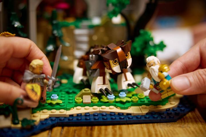 Actual product image LEGO 21348 Dungeons & Dragons: The Saga of the Red Dragon (21348, LEGO Ideas, LEGO Rare Sets)