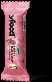 Produktbild YFood Veganer Protein Riegel Raspberry & Chocolate (Himbeere, Schokolade, 12 Stk., 720 g)