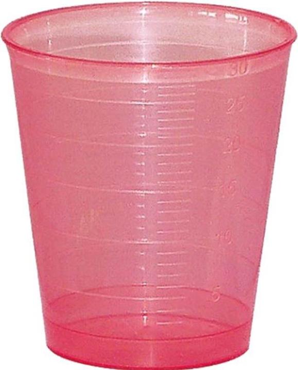 Gribi Medikamentenbecher 30ml rot