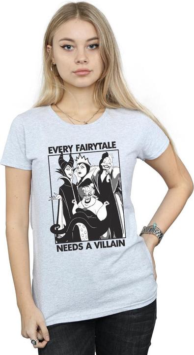 Immagine prodotto Disney Maglietta donna/donna Ogni fiaba ha bisogno di un cattivo (L)