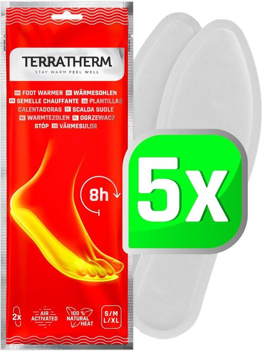 TerraTherm Wärmesohlen 5 Paar