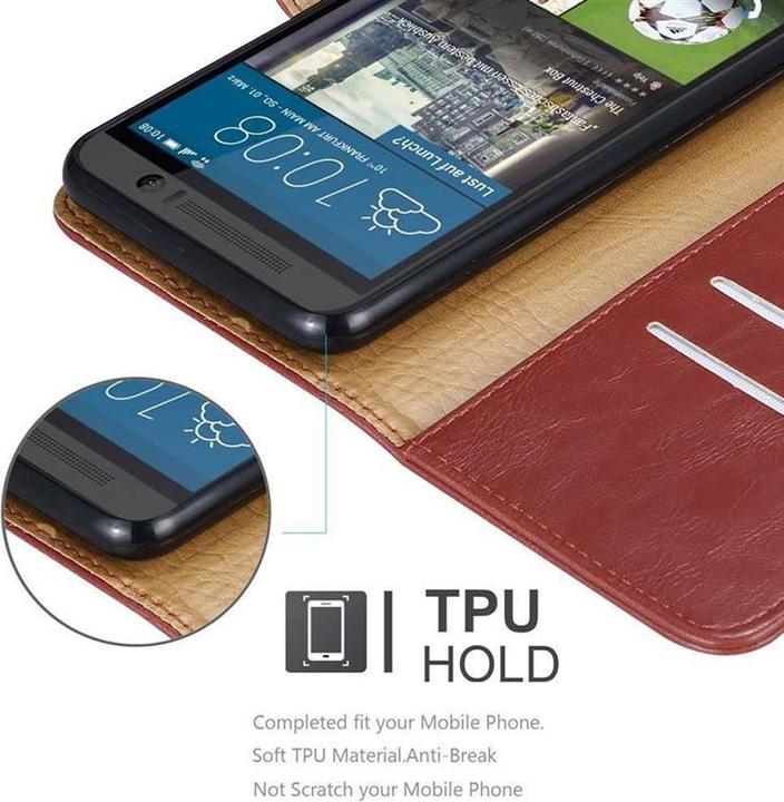 Actual product image Cadorabo Case Luxury Book (HTC One M9)