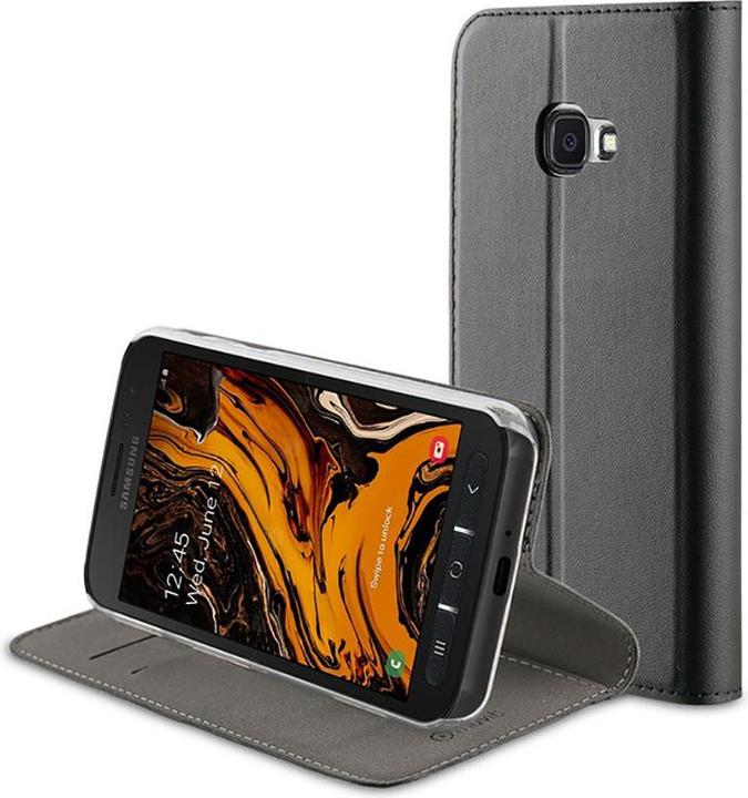 Muvit édition Folio Stand Noir : Samsung Galaxy Xcover 4s (Samsung Galaxy Xcover 4s)