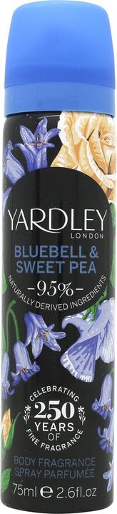 Produktbild Yardley Bluebell & Sweet Pea by London Body Fragrance Spray 77 ml (Spray, 75 ml)