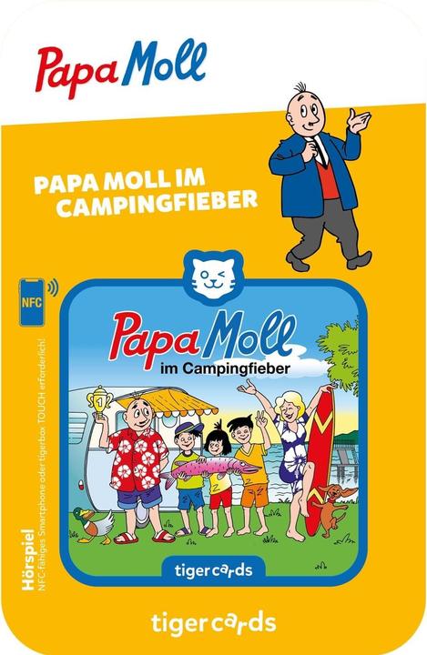 Actual product image Tigermedia tigercard - Papa Moll in camping fever (Swiss German)