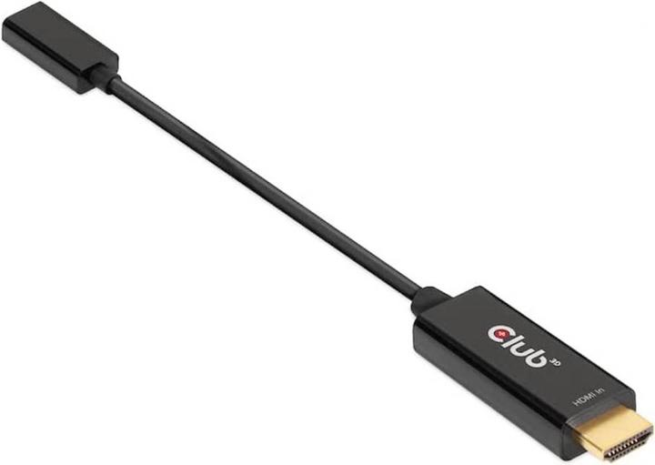 Immagine prodotto Club 3D HDMI (Typ A) — USB C (HDMI, USB-C, 22 cm)