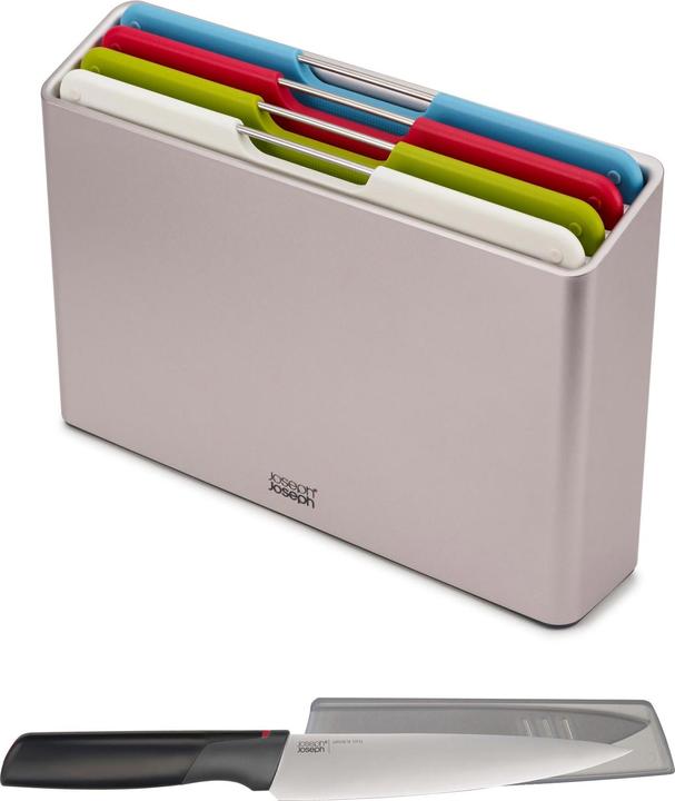 Joseph Joseph Cutting board set Folio incl. Chef knife 30 cm x 20 cm