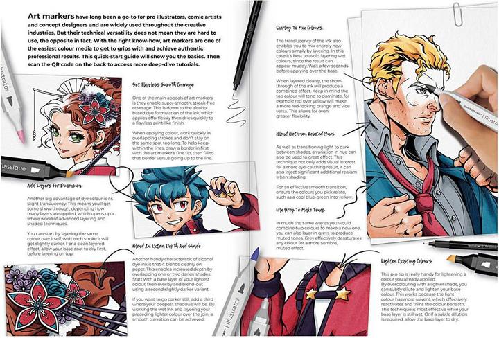 Produktbild Creativ Company Hobby-Set Illustration Manga- und Comic-Helden-Malset
