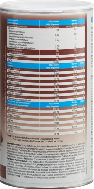 Valori nutrizionali e ingredienti Biomed InShape (1 Pezzo/i, Polvere, 420 g)
