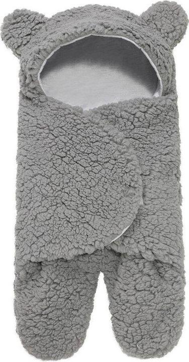 Produktbild JTI Kuscheliges Babytragetuch mit Ohren - grau - 0-3 Monate (0.65 m)