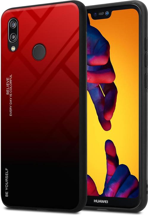 Actual product image Cadorabo TPU 2 colors glass cover (Huawei P20 Lite)