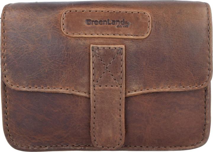 Actual product image Greenland Nature Soft & Safe belt bag RFID leather 16 cm