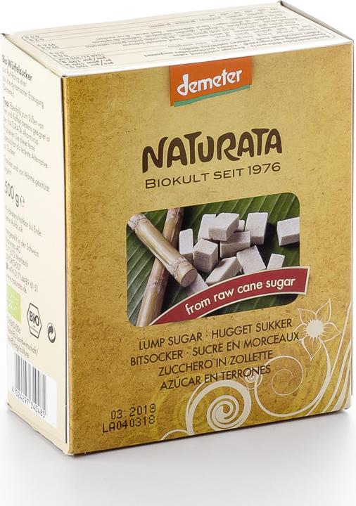 Actual product image Naturata Lump sugar raw cane sugar organic (500 g)