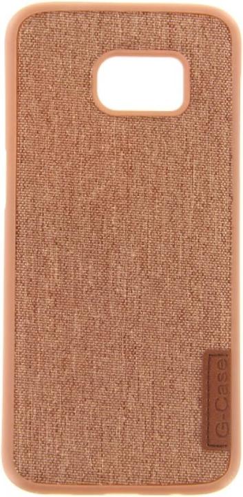 Image du produit OEM Silicone Case Textile pour Samsung S7 Edge marron (Samsung Galaxy S7 Edge)