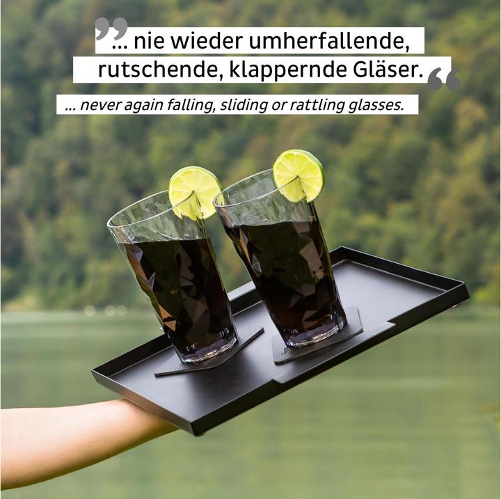 Image du produit Silwy Verres en plastique magnétiques Longdrink Gris