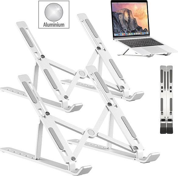 Actual product image Pearl Pack of 2 Portable aluminium notebook stand up to 39.5 cm (15.6")