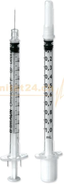 Produktbild B.Braun OMNIFIX Heparin Spritze 25 IE 1ml latexfr 100 Stk