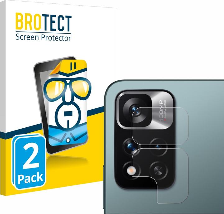Actual product image BROTECT Screen Protector Clear (2 Piece, Xiaomi Redmi Note 11 Pro+ 5G)