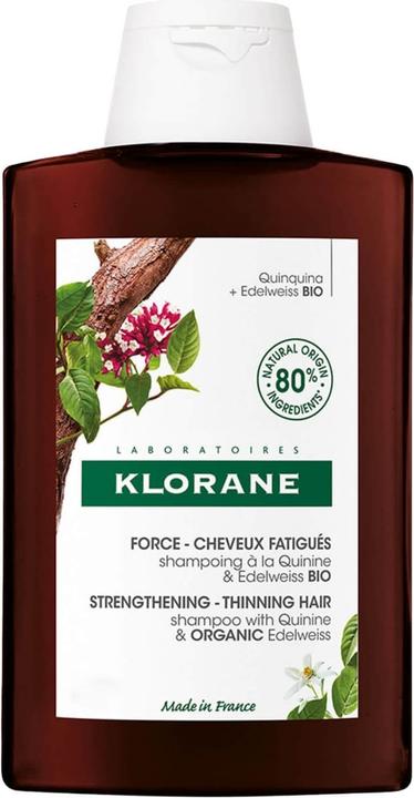 Klorane Chinin Edelweiss Shampoo (100 ml, Flüssiges Shampoo)