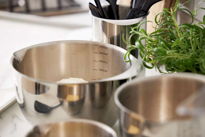 Actual product image Rosti Mixing bowl set Margrethe 1.5 l 3 l, silver (3 l, 2 x)