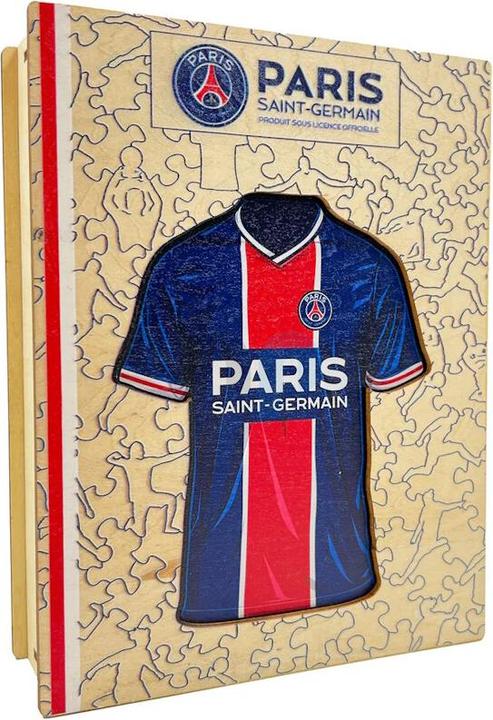 Actual product image Iconic PSG FC - Jersey - Wooden Puzzle Size S (150 pieces) (150 pieces)