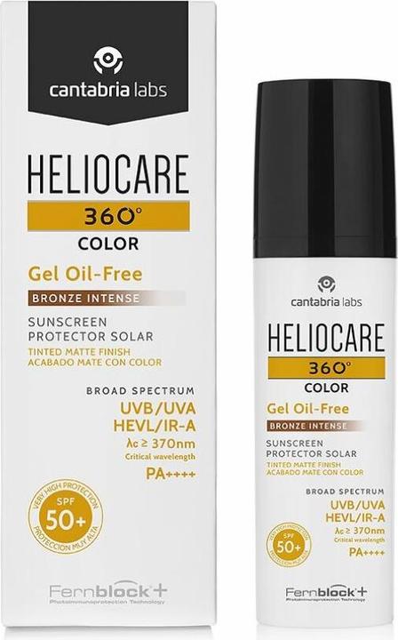 Image du produit Cantabria Labs 360 Gel Bronze Non Huileux Intensif Spf50 50ml (Crème solaire, SPF 50, 50 ml)