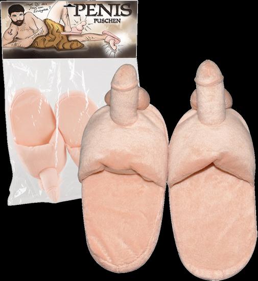 Image du produit Orion Chaussons en peluche pénis