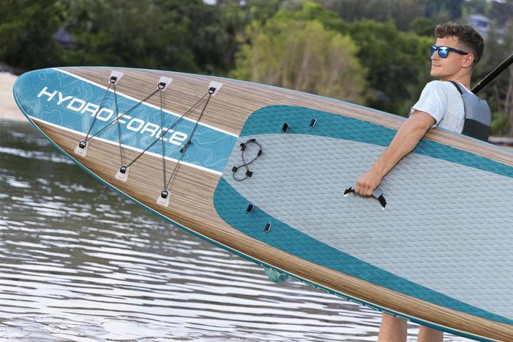 Actual product image Bestway Hydro Force Glider Elite 2-in-1 Inflatable Stand-Up Paddleboard & Kayak Set 3.81 m