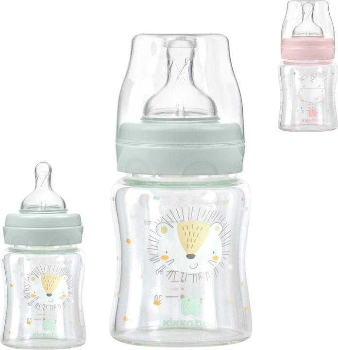 Kikkaboo biberon en verre 120 ml (120 ml)