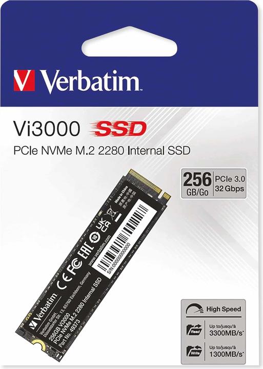 Verbatim Vi3000 (256 GB, M.2 2280)